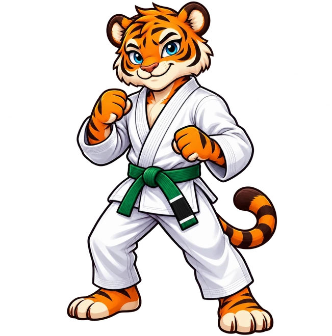 Tigre da faixa verde